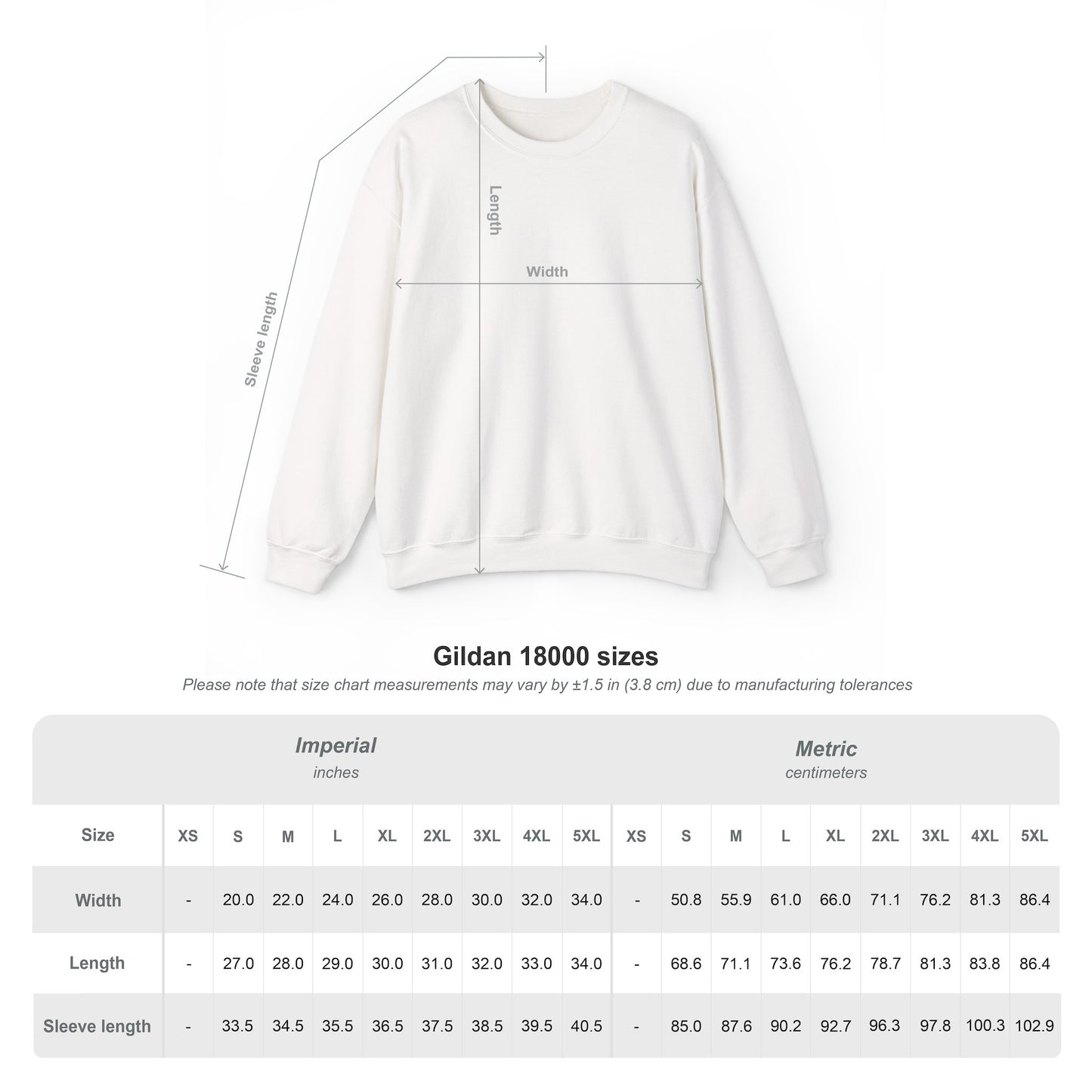 Crewneck blanc